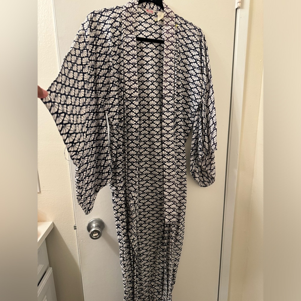 Vintage Maruky cotton yukata, Made in Japan